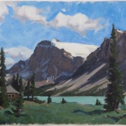 Cover image of Jimmy Simpson's Cabin, Crowfoot Glacier
