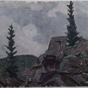Cover image of Rocks and Spruce