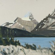 Cover image of Mount Hector from Bow Lake
