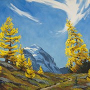 Cover image of Mount Temple and Larches