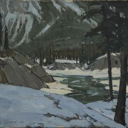 Cover image of Spring at the Foot of Bow Falls