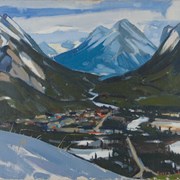 Cover image of Town of Banff from Norquay Road