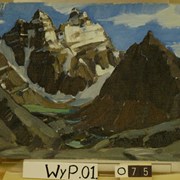 Cover image of Ringrose Peak and Mount Hungabee from Wiwaxy