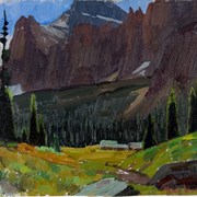 Cover image of Elizabeth Parker Hut, Contentment Meadows, Lake O'Hara
