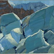 Cover image of Ice Blocks, Athabasca Glacier