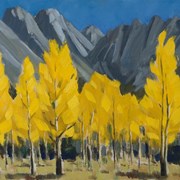 Cover image of Sawback Range and Aspens in Fall