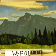 Cover image of Looking Towards Mount Rundle from Bankhead