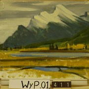 Cover image of Mount Rundle from Second Vermilion Lake