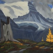 Cover image of Mount Assiniboine and Larch