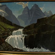 Cover image of The Waterfall Below Oesa