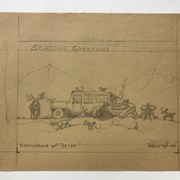 Cover image of Seasons Greetings Catharine and Peter 1951