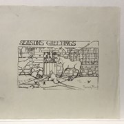 Cover image of Seasons Greetings Catharine and Peter 1949