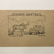 Cover image of Seasons Greeting Catharine and Peter 1948