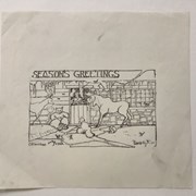 Cover image of Seasons Greetings Catharine and Peter 1949